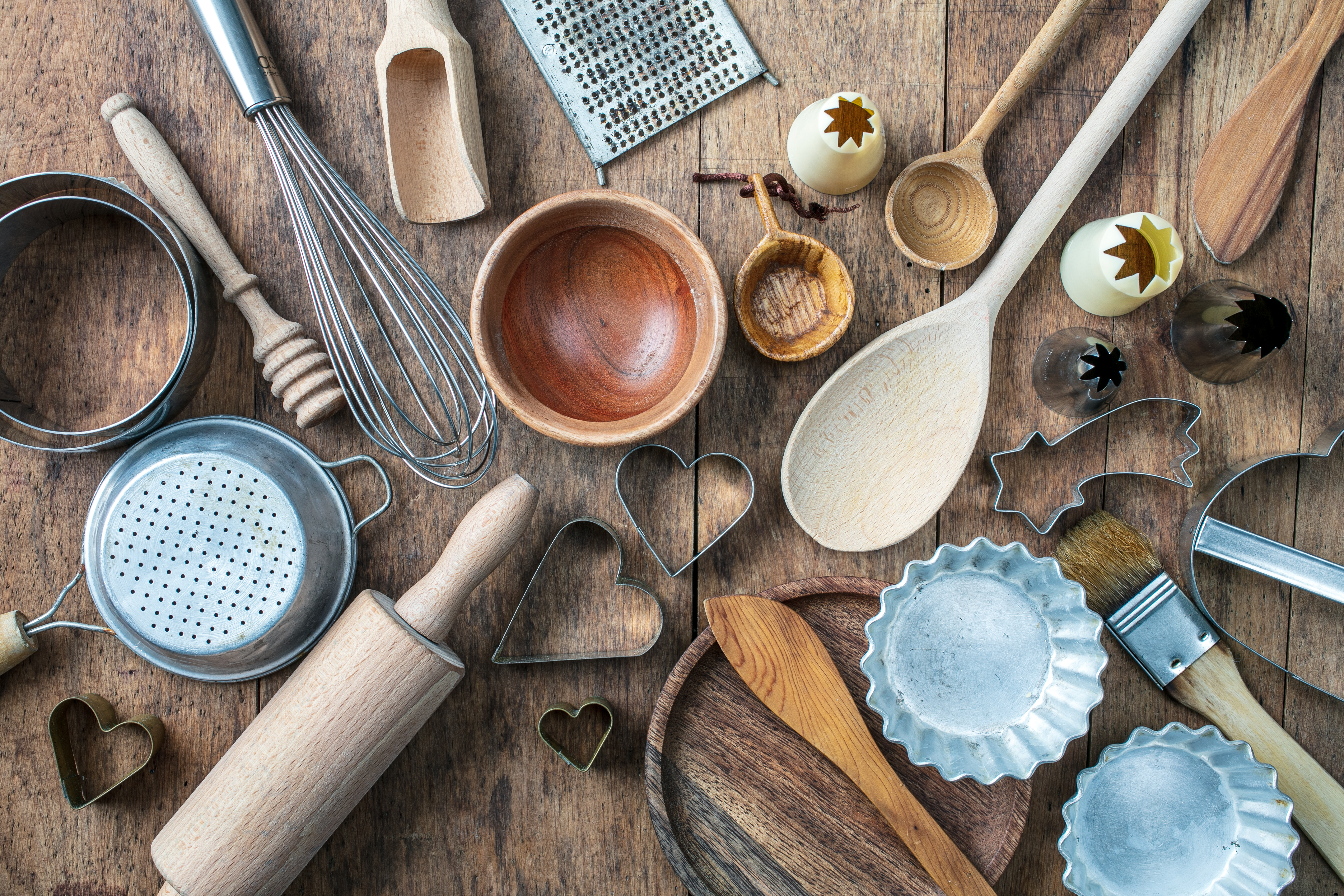 various baking tools